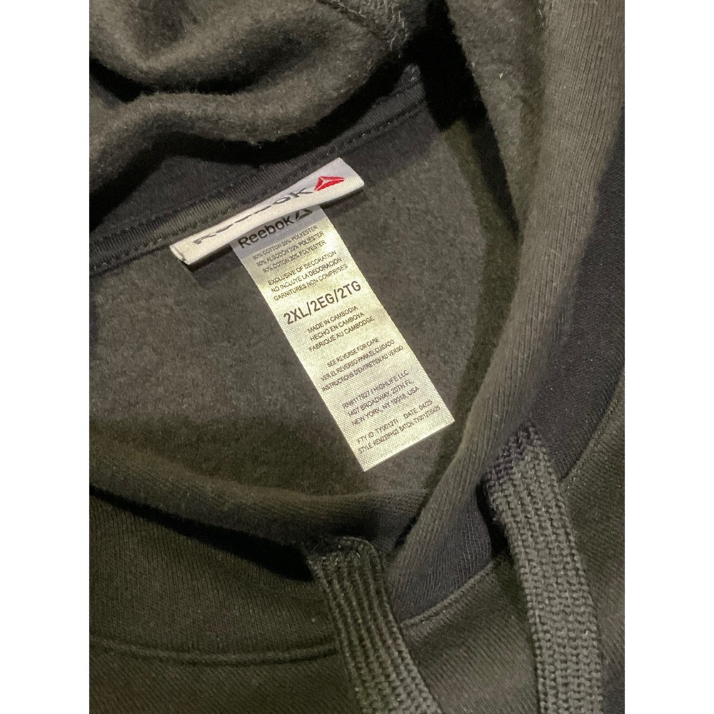 Reebok Men's Game Day Fleece Left Chest Hoodie size 2XL - Picture 4 of 7